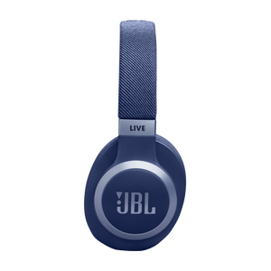JBL Live 770NC - Blue - Wireless Over-Ear Headphones with True Adaptive Noise Cancelling - Left